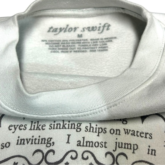 Taylor Swift 💛Gold Rush💛 Evermore Album Crewneck size Medium - Picture 4 of 9
